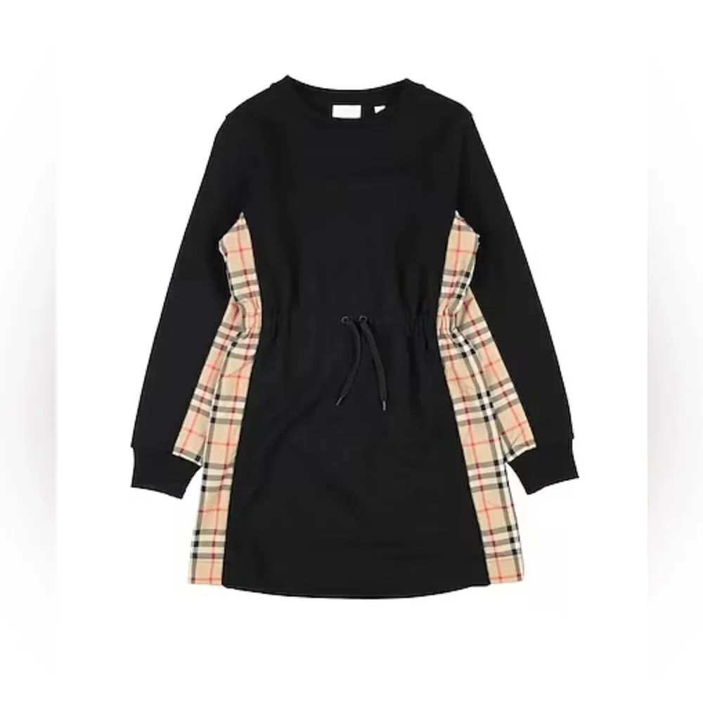 Burberry Kids Black Vintage Check Dress size 12Y